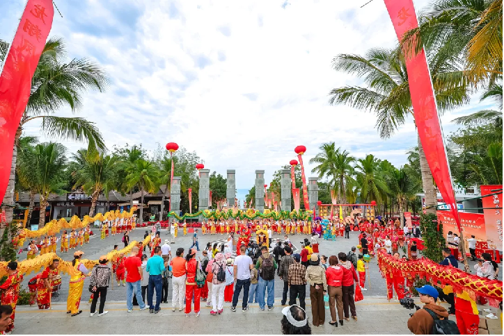 文化中国行｜乙巳蛇年三亚民间龙王祭俗非遗活动在大小洞天景区举行